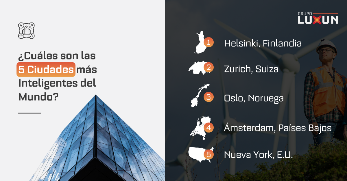 Smart Cities: Las 5 ciudades más inteligentes del mundo - Luxun