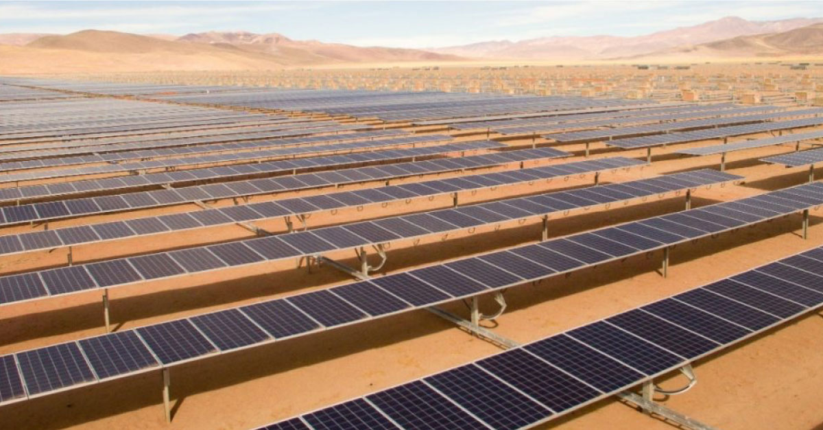 Parque Solar Fotovoltaico Cauchari en Argentina