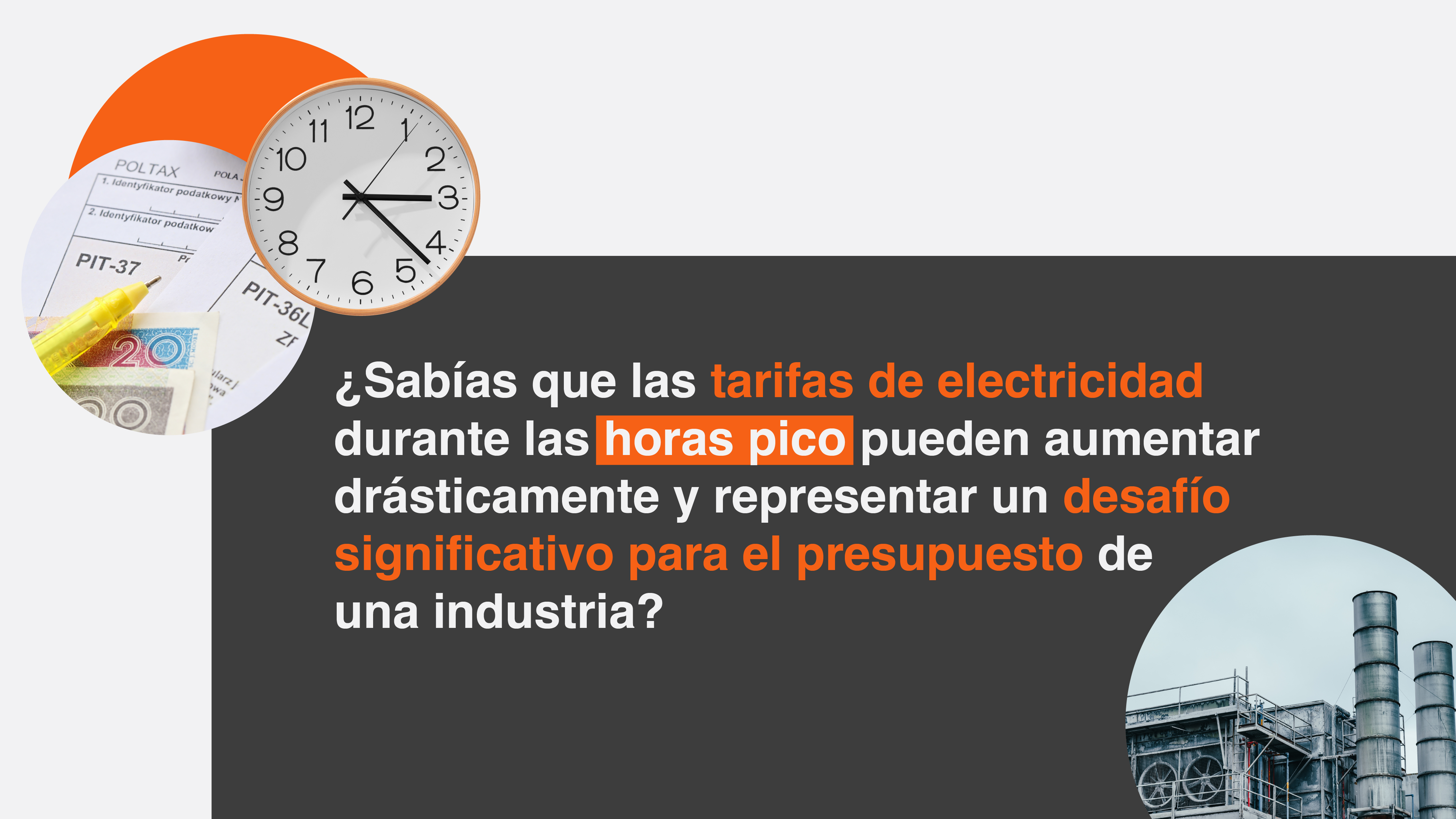 ¿Sabías que las tarifas de electricidad durante las horas pico pueden aumentar drásticamente y representar un desafío significativo para el presupuesto de una industria?